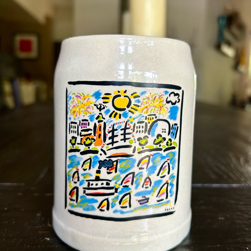 Colorful Cityscape Art Mug